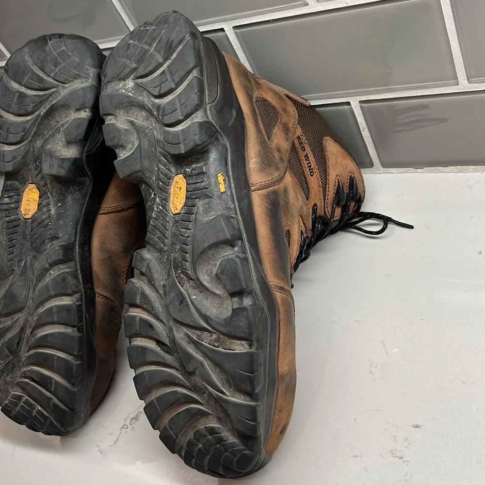 Red Wing 6674 Truhiker Hiking Boots WaterProof ‎ Aluminum Toe Men Size 9.5 D
